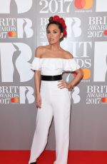 MYLEENE KLASS at Brit Awards 2017 in London 02/22/2017