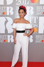 MYLEENE KLASS at Brit Awards 2017 in London 02/22/2017