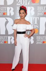 MYLEENE KLASS at Brit Awards 2017 in London 02/22/2017