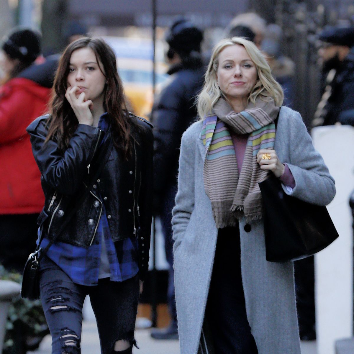 Naomi Watts And Sophie Cookson Kissing On The Set Of
