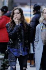 NAOMI WATTS and SOPHIE COOKSON Kissing on the Set of 