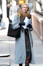 NAOMI WATTS on the Set of 