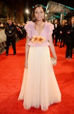 NAOMIE HARRIS at Bafta 2017 Awards in London 02/12/2017