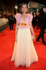 NAOMIE HARRIS at Bafta 2017 Awards in London 02/12/2017