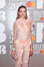 NATALIA VODIANOVA at Brit Awards 2017 in London 02/22/2017