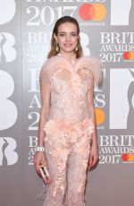 NATALIA VODIANOVA at Brit Awards 2017 in London 02/22/2017
