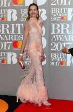 NATALIA VODIANOVA at Brit Awards 2017 in London 02/22/2017