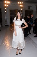 NATALIE ANDERSON at Jasper Conran Fashion Show at London Fashion Week 02/18/2107