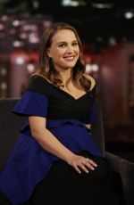 NATALIE PORTMAN at Jmmy Kimmel Live 01/30/2017