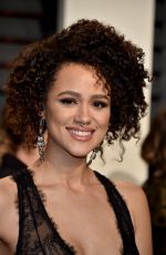 NATHALIE EMMANUEL at 2017 Vanity Fair Oscar Party in Beverly Hills 02/26/2017