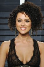 NATHALIE EMMANUEL at 2017 Vanity Fair Oscar Party in Beverly Hills 02/26/2017