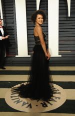 NATHALIE EMMANUEL at 2017 Vanity Fair Oscar Party in Beverly Hills 02/26/2017