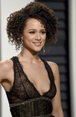 NATHALIE EMMANUEL at 2017 Vanity Fair Oscar Party in Beverly Hills 02/26/2017