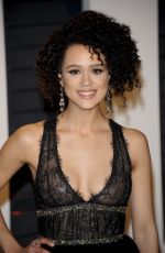 NATHALIE EMMANUEL at 2017 Vanity Fair Oscar Party in Beverly Hills 02/26/2017
