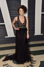 NATHALIE EMMANUEL at 2017 Vanity Fair Oscar Party in Beverly Hills 02/26/2017