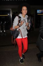 NATHALIE EMMANUEL at LAX Airport in Los Angeles 02/15/2017