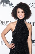 NATHALIE EMMANUEL at Vanity Fair and L’Oreal Paris Toast to Young Hollywood in West Hollywood 02/21/2017