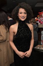 NATHALIE EMMANUEL at Vanity Fair and L’Oreal Paris Toast to Young Hollywood in West Hollywood 02/21/2017