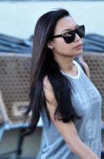 NAYA RIVERA Out and About in Los Feliz 02/15/2017