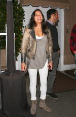 MICHELLE RODRIGUEZ at Giorgio Baldi Restaurant in Santa Monica 02/14/2017