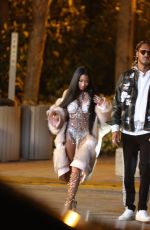 NICKI MINAJ on the Set of a Music Video in Miami Beach 02/27/2017