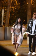 NICKI MINAJ on the Set of a Music Video in Miami Beach 02/27/2017