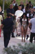 NICKI MINAJ on the Set of a Music Video in Miami Beach 02/27/2017