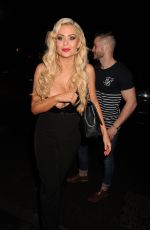 NICOLA MCLEAN Leaves Celebrity Big Brother Party in Borehamwood 02/04/2017
