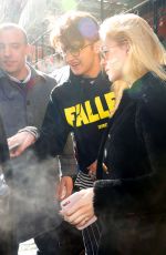 NICOLA PELTZ Out and About in New York 02/10/2017