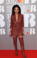 NICOLE SCHERZINGER at Brit Awards 2017 in London 02/22/2017