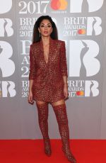 NICOLE SCHERZINGER at Brit Awards 2017 in London 02/22/2017