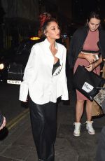 NICOLE SCHERZINGER Leaves Paper Nightclub in London 02/21/2017
