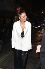 NICOLE SCHERZINGER Leaves Paper Nightclub in London 02/21/2017