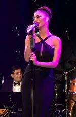 NICOLE SCHERZINGER Performs at Glock Horse Performance Center in Austria 02/02/2017