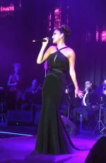 NICOLE SCHERZINGER Performs at Glock Horse Performance Center in Austria 02/02/2017