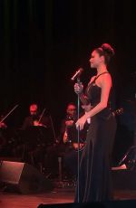 NICOLE SCHERZINGER Performs at Glock Horse Performance Center in Austria 02/02/2017