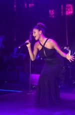 NICOLE SCHERZINGER Performs at Glock Horse Performance Center in Austria 02/02/2017