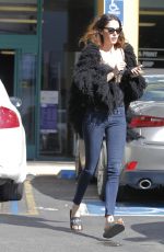 NICOLE TRUNFIO in Tight Jeans Out in Los Angeles 02/23/2017