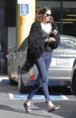 NICOLE TRUNFIO in Tight Jeans Out in Los Angeles 02/23/2017