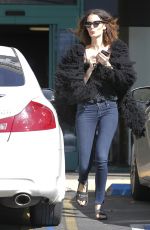 NICOLE TRUNFIO in Tight Jeans Out in Los Angeles 02/23/2017