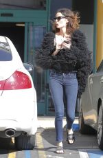 NICOLE TRUNFIO in Tight Jeans Out in Los Angeles 02/23/2017