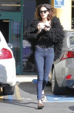 NICOLE TRUNFIO in Tight Jeans Out in Los Angeles 02/23/2017