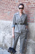 NIEVES ALVAREZ at Bottega Veneta Fashion Show at Milan Fashion Week 02/25/2017
