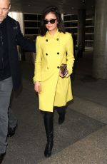 NINA DOBREV at LAX Airport in Los Angeles 02/10/2017