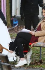 OLIVIA MUNN on the Set of 