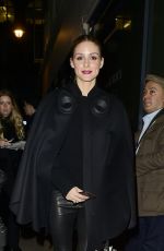 OLIVIA PALERMO Arrives at Burberry Fashion Show After Party in London 02/20/2017