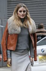 OLIVIA PALERMO Arrives at Jonathan Simkhai Fashion Show in New York 02/11/2017