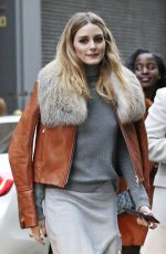 OLIVIA PALERMO Arrives at Jonathan Simkhai Fashion Show in New York 02/11/2017