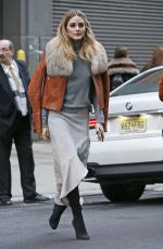 OLIVIA PALERMO Arrives at Jonathan Simkhai Fashion Show in New York 02/11/2017