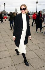 OLIVIA PALERMO Arrives at Mulberry Fashion Show at London Fashion Week 02/19/2017